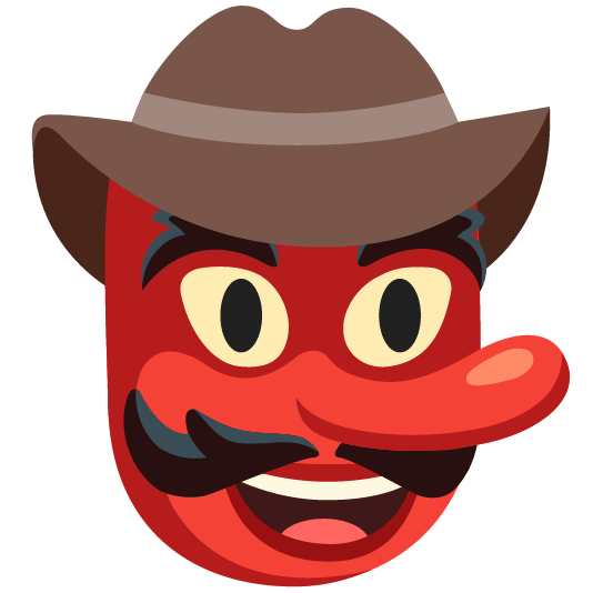 Goblin and Cowboy hat face