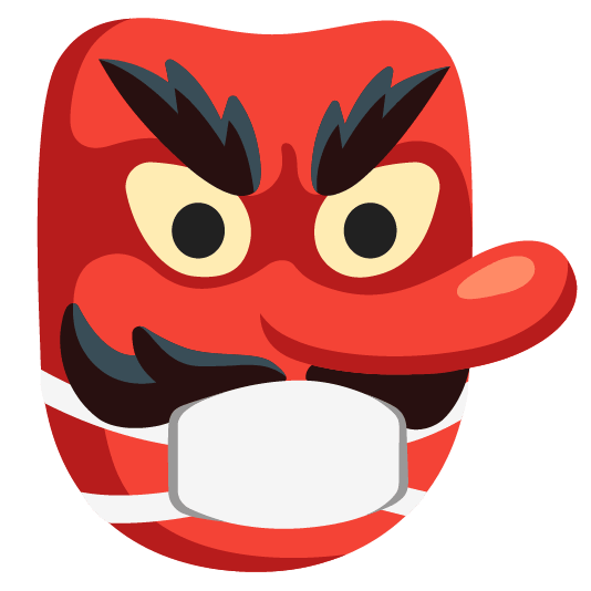 Goblin and Face with medical mask