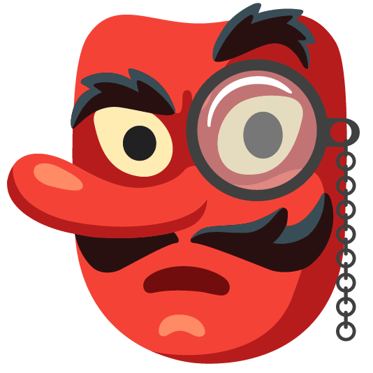 Goblin and Face with monocle