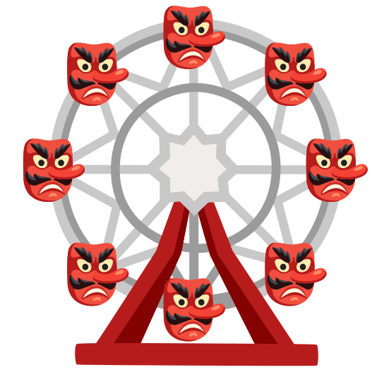 Goblin and Ferris wheel