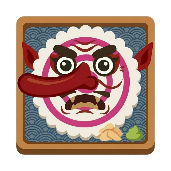 Goblin and Fish cake with swirl