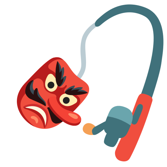 Goblin and Fishing pole