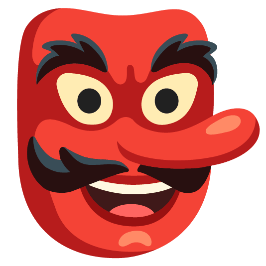 Goblin and Grinning face