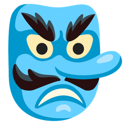 Goblin and Light blue heart