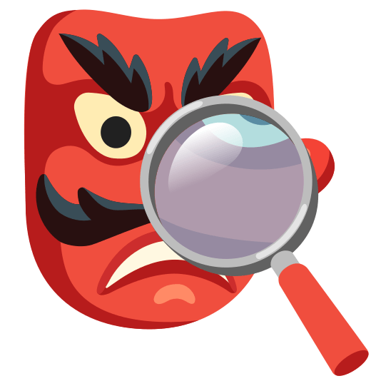 Goblin and Magnifying glass tilted right