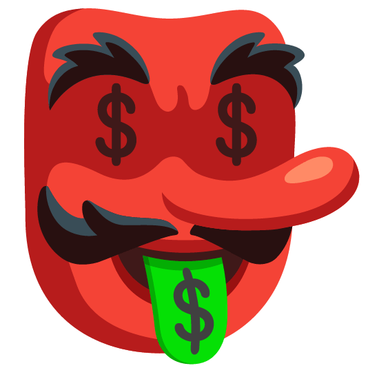 Goblin and Money-mouth face