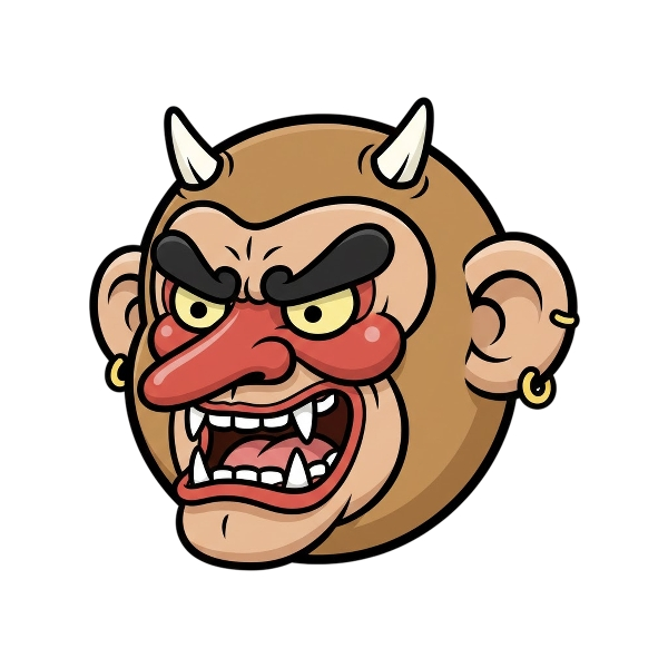 Goblin and Monkey face