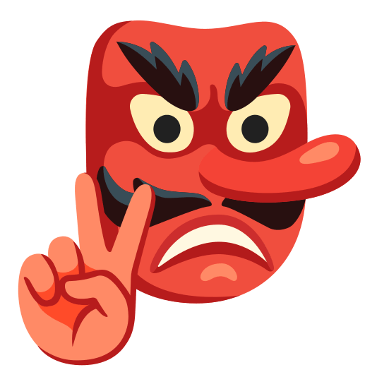 Goblin and Peace symbol