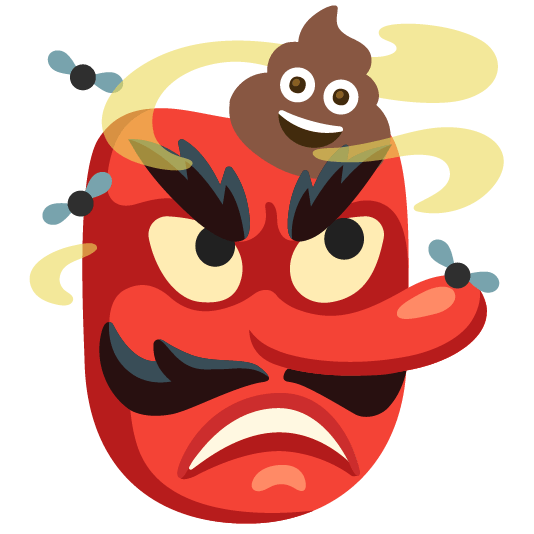 Goblin and Pile of poo