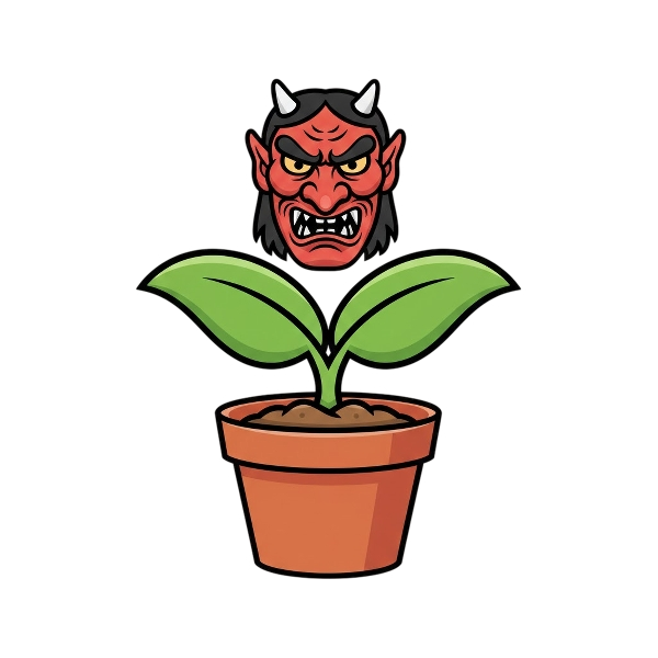 Goblin and Potted plant