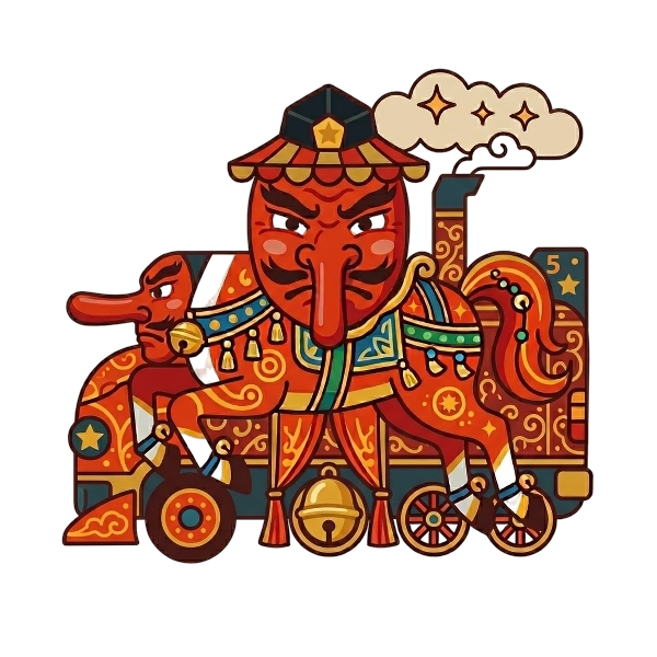 Goblin and Racing car