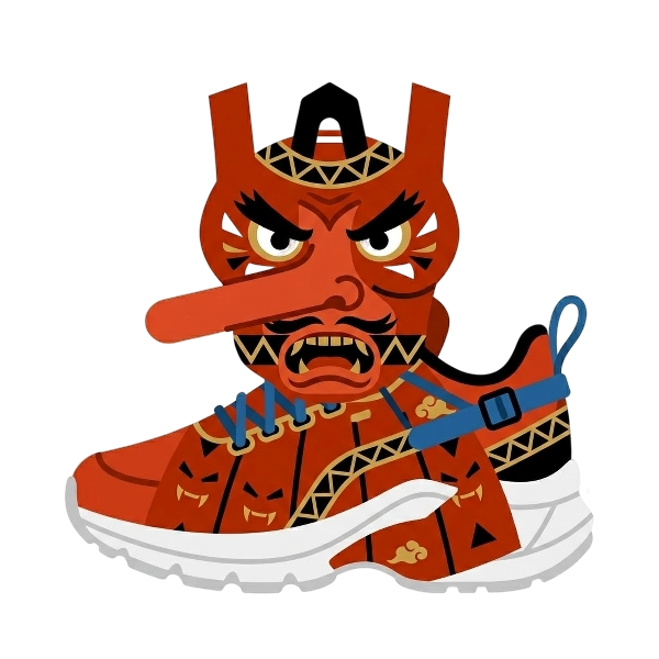 Goblin and Running shoe