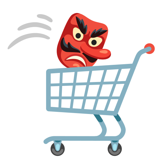 Goblin and Shopping cart