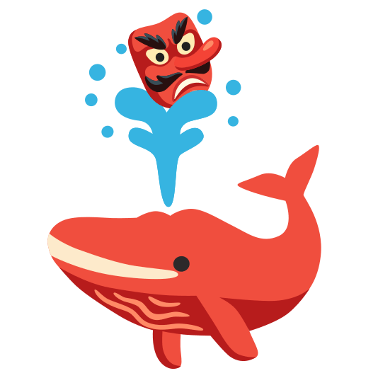 Goblin and Spouting whale