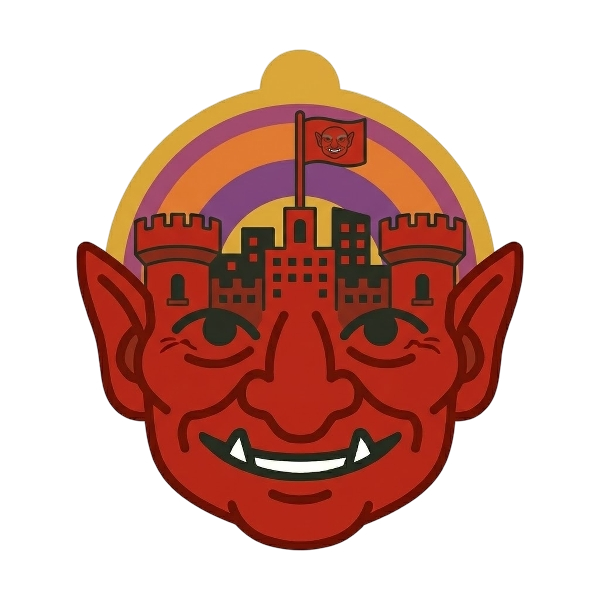 Goblin and Sunrise over mountains