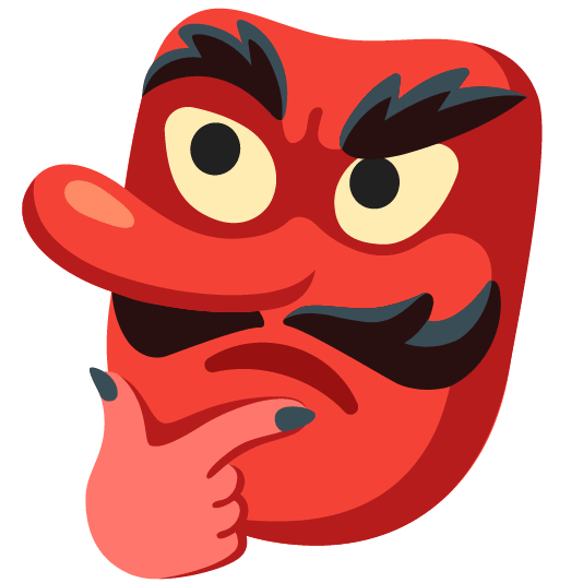 Goblin and Thinking face