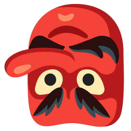 Goblin and Upside-down face