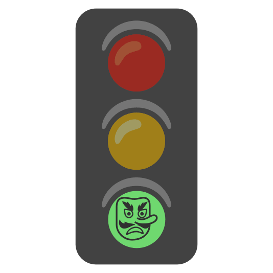 Goblin and Vertical traffic light