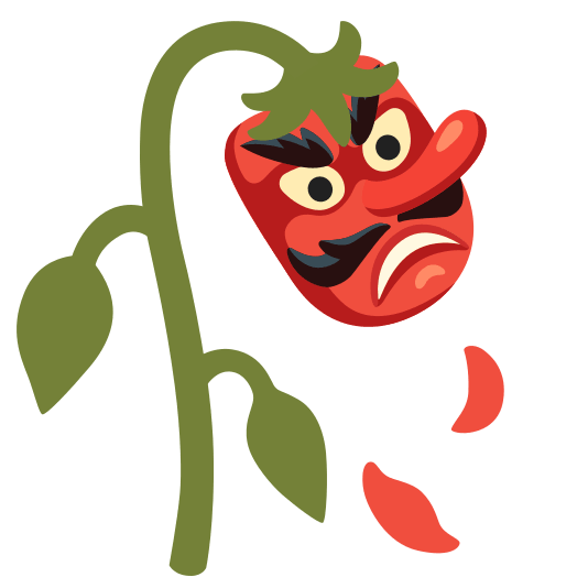 Goblin and Wilted flower