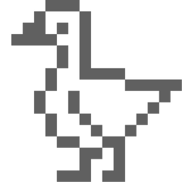 goose and alien monster