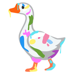 goose and artist palette