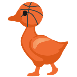 goose and basketball