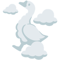 goose and cloud