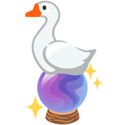 goose and crystal ball