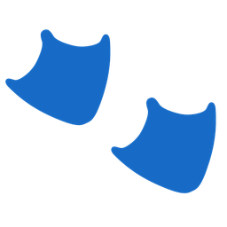 goose and footprints