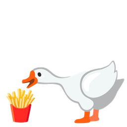 goose and french fries
