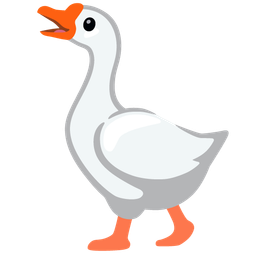 Goose and Grinning face