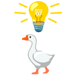goose and light bulb