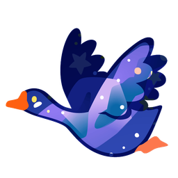 goose and milky way