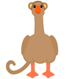 goose and monkey face
