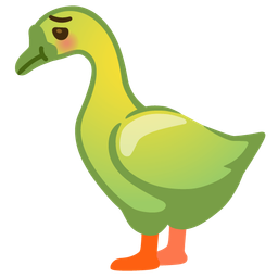 goose and nauseated face