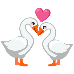 goose and revolving hearts