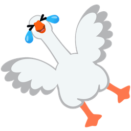 Goose and Rolling on the floor laughing