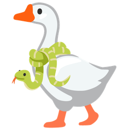 goose and snake