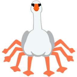 goose and spider