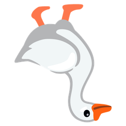 Goose and Upside-down face