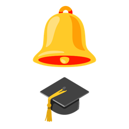 graduation cap and bell