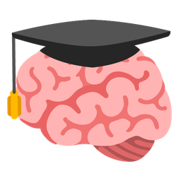 graduation cap and brain