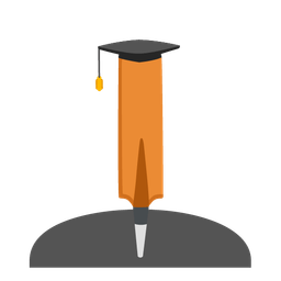 graduation cap and cricket game