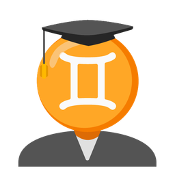 graduation cap and Gemini