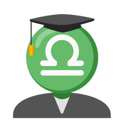 graduation cap and Libra
