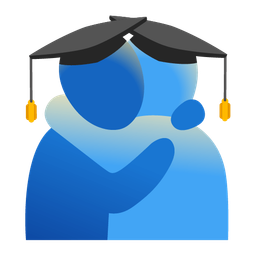 graduation cap and people hugging