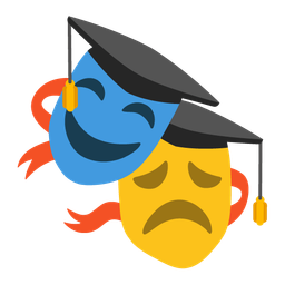 graduation cap and performing arts