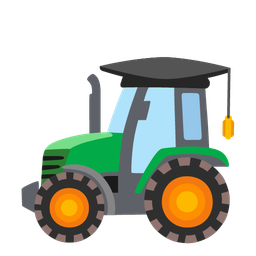 graduation cap and tractor
