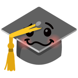 graduation cap and woozy face