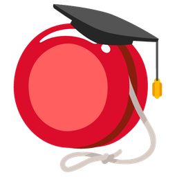 graduation cap and yo-yo